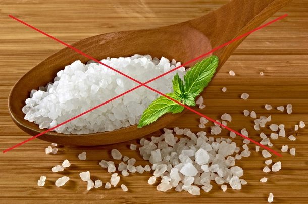Запрет на употребление соли Запрет на соль