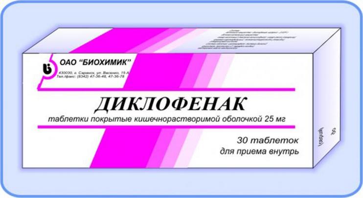 Нестероидный противовоспалительный препарат Диклофенак Диклофенак