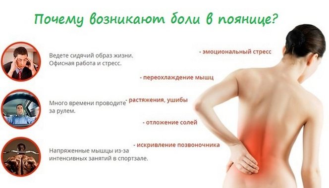 Основные причины появления поясничной боли Причины поясничной боли