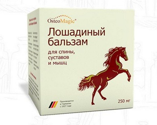 Лошадиный бальзам для спины и суставов Лошадиный бальзам
