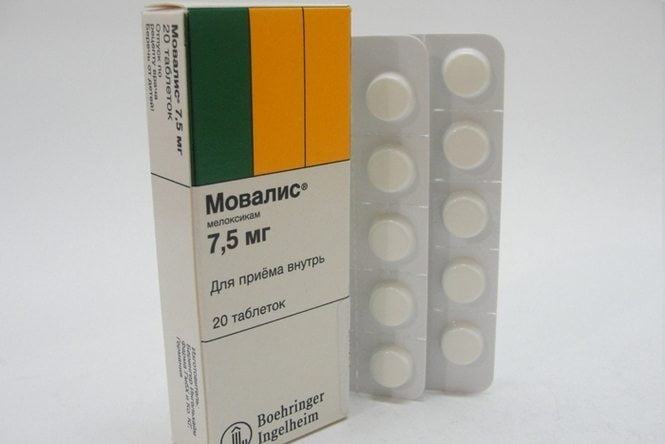 Мовалис в форме таблеток Мовалис