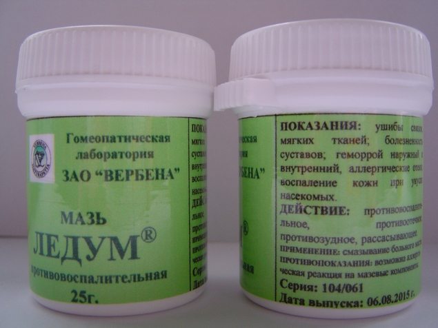 Гомеопатическая мазь Ледум Мазь Ледум