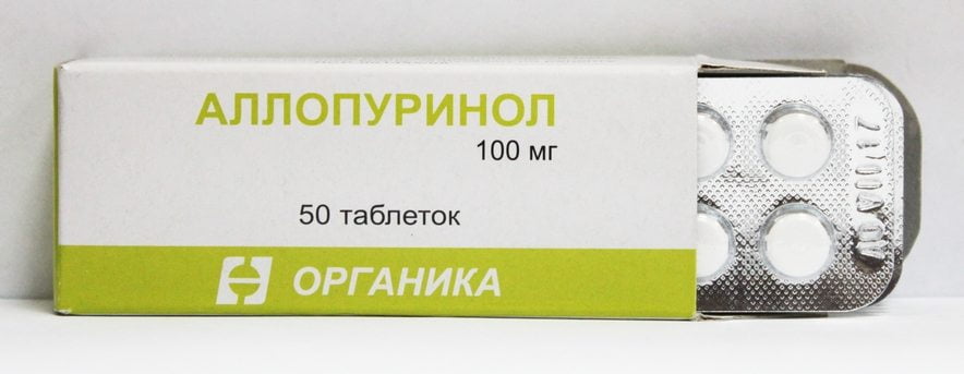 Аллопуринол в форме таблеток Аллопуринол